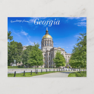 Carte Postale Le Capitole de l'Etat de Géorgie à Atlanta en Géor