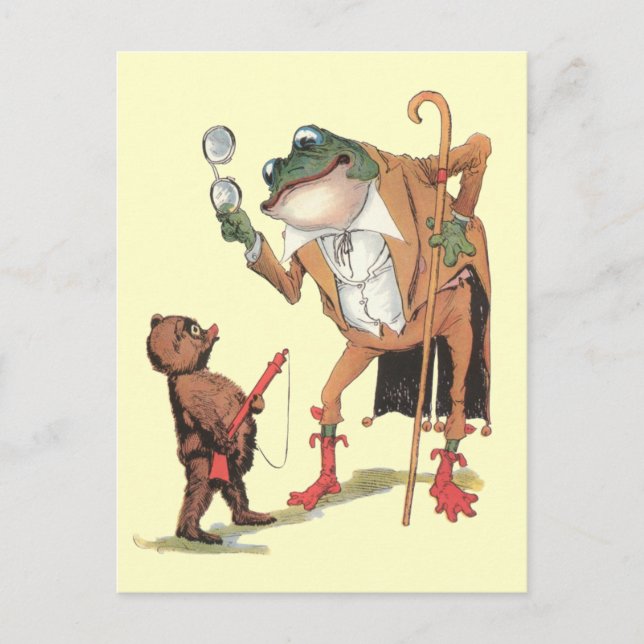 Carte Postale Le caporal Waddle capte le Frogman (Devant)