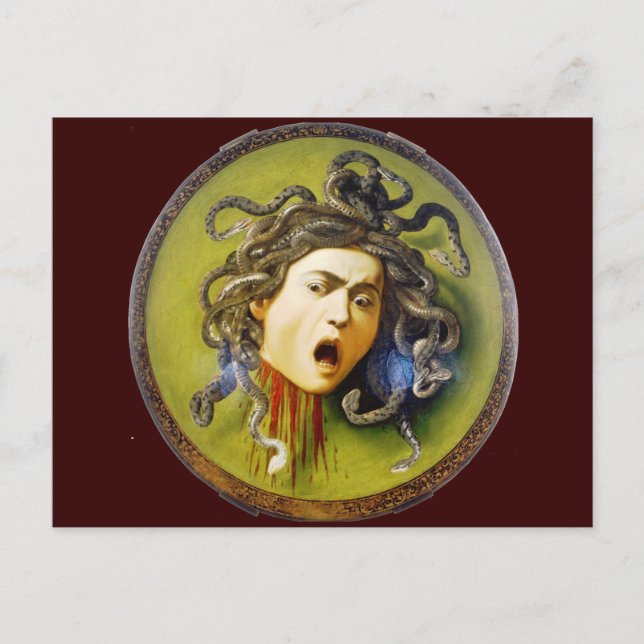 Carte Postale Le Caravaggio Medusa (Devant)