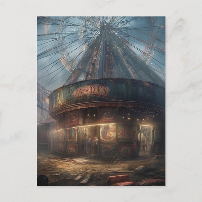 Carte Postale Le Carnaval Abandonné Hanté (Devant)