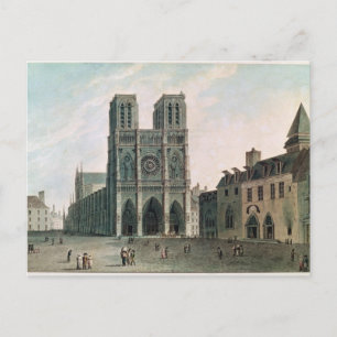Carte Postale Le Carré devant Notre-Dame