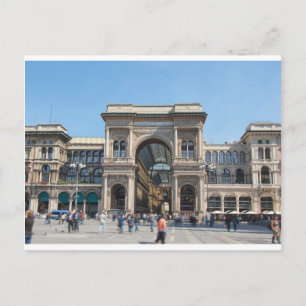 Carte Postale Le carré Piazza Duomo à Milan, Italie