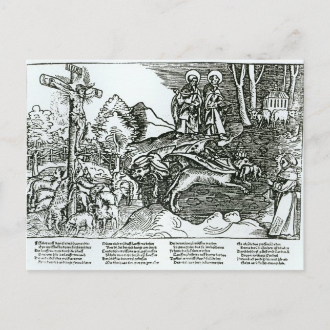 Carte Postale Le catholicisme romain et le luthéranisme contrast (Devant)