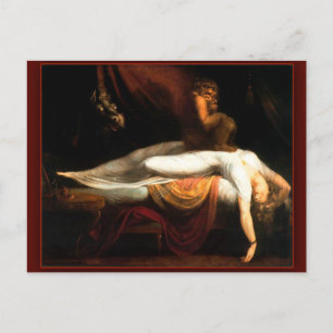 Carte Postale Le cauchemar de John Henry Fuseli
