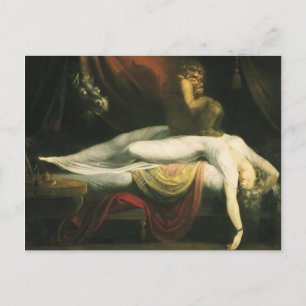Carte Postale Le cauchemar, Henry Fuseli