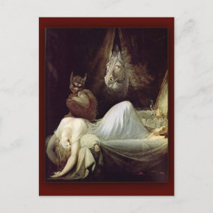 Carte Postale Le cauchemar par Henry Fuseli, 1781