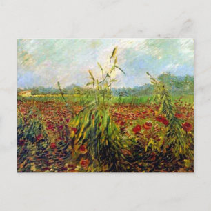 Carte Postale Le célèbre tableau de Van Gogh, Green Corn Stalks