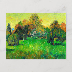 Carte Postale Le célèbre tableau de Van Gogh, Le Jardin du Poète