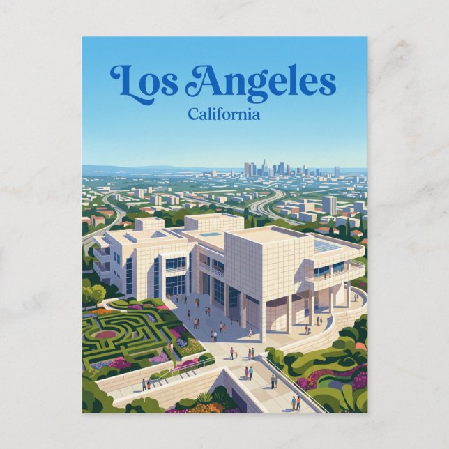 Carte Postale Le centre Getty Californie (Devant)