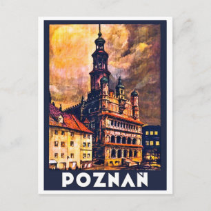 Carte Postale Le centre-ville de Poznan