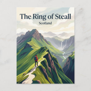 Carte Postale Le Cercle de Steall Écosse