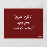 Le cerf de Noël "Cher Père Noël"