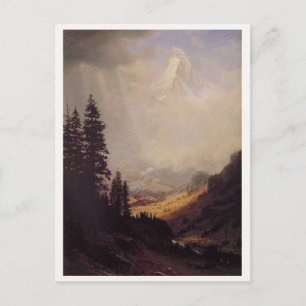 Carte Postale Le Cervin d'Albert Bierstadt, 1867