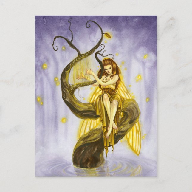 Carte Postale Le chant de la luciole (Devant)