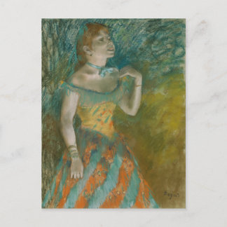 Carte Postale Le chanteur en vert - Edgar Degas