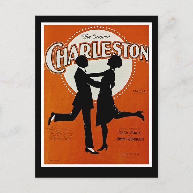 Carte Postale Le Charleston d'origine (Devant)