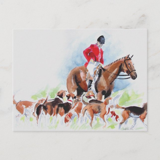 Carte Postale Le chasseur (Devant)