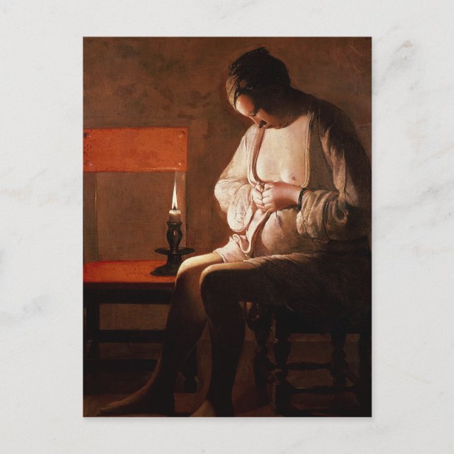 Carte Postale Le chasseur de puces (Devant)