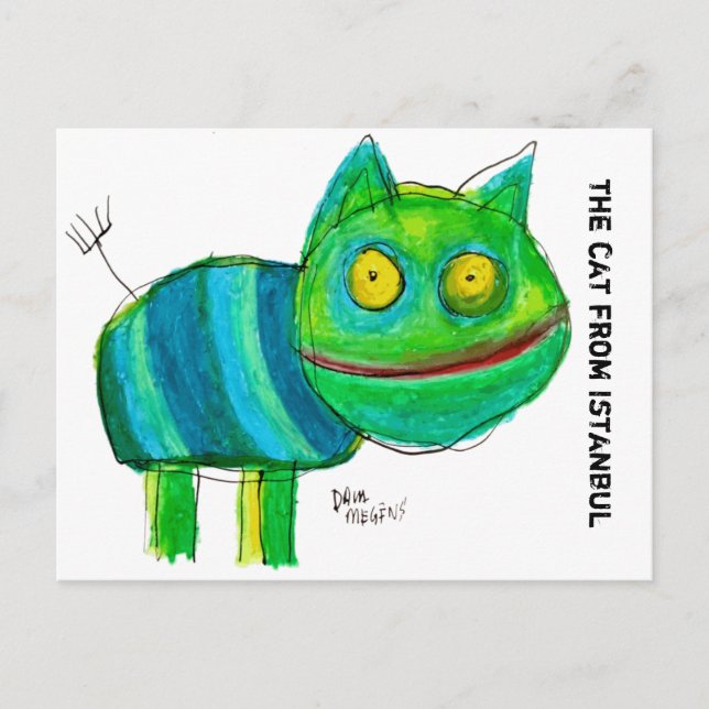 Carte Postale le chat d'Istanbul (Devant)