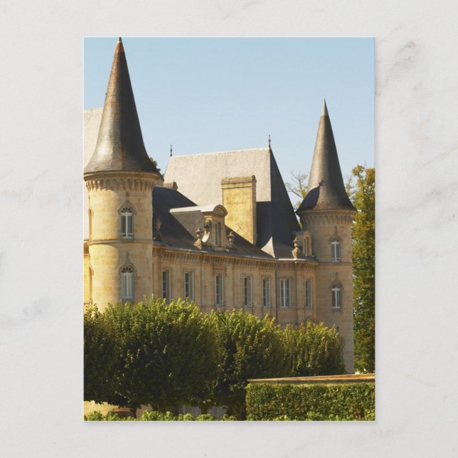 Carte Postale Le Château Baron Pichon Longueville à (Devant)