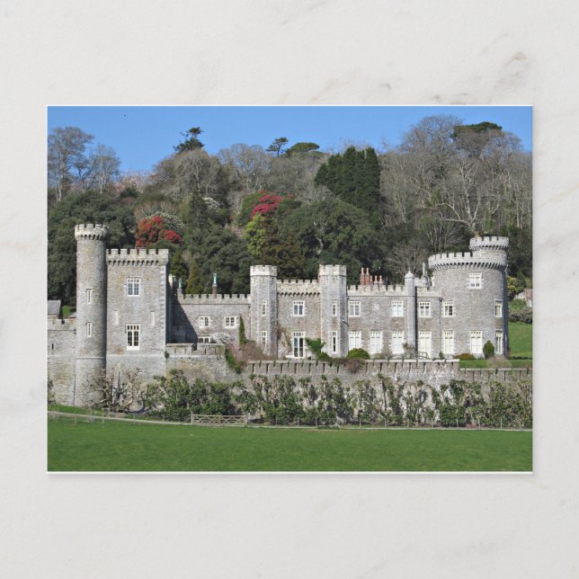 Carte Postale Le château de Cornwall Caerhays (Devant)