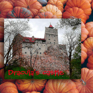 Carte Postale Le château de Dracula Transilvania halloween