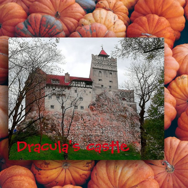 Carte Postale le château de Dracula Transilvania halloween (Créateur téléchargé)