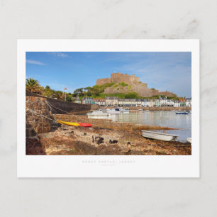 Carte Postale Le château de Gorey, Jersey