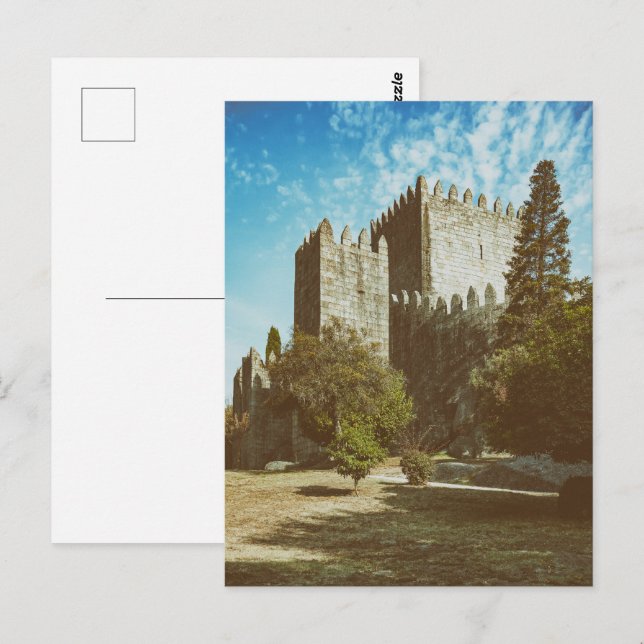 Carte Postale Le château de Guimaraes. (Devant / Derrière)