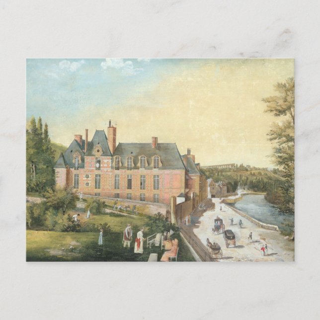 Carte Postale Le Château de la Chaussee, Bougival (Devant)