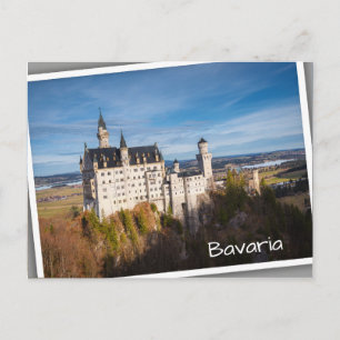 Carte Postale Le château de Neuschwanstein en Allemagne