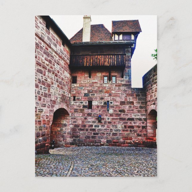 Carte Postale Le château de Nuremberg (Devant)