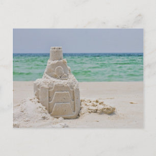 Carte Postale Le château de sable de Floride