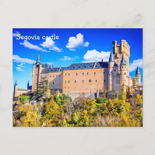 Carte Postale Le château de Segovia (Devant)