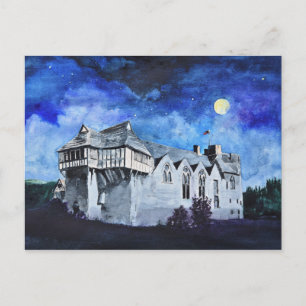Carte Postale Le château de Stokesay au clair de lune