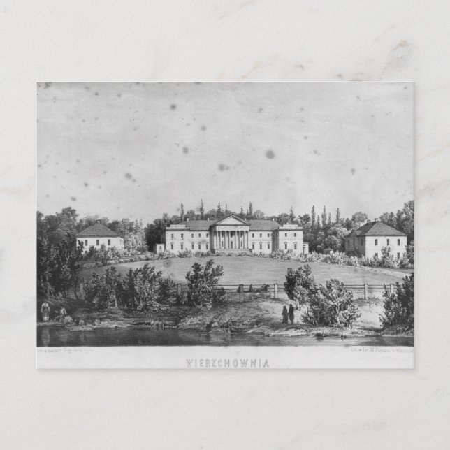 Carte Postale Le château de Wierzchownia (Devant)