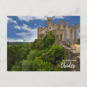 Carte Postale Le Château d'Obidos-Le Véritable Portugal