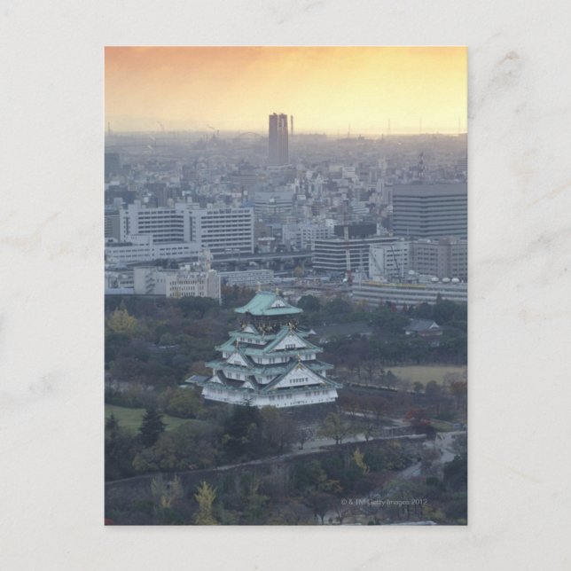 Carte Postale Le château d'Osaka (Devant)