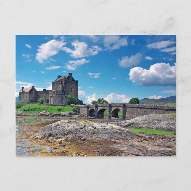 Carte Postale Le château Eilean Donan (Devant)
