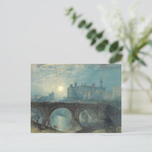 Carte Postale Le château William Turner Alnwick