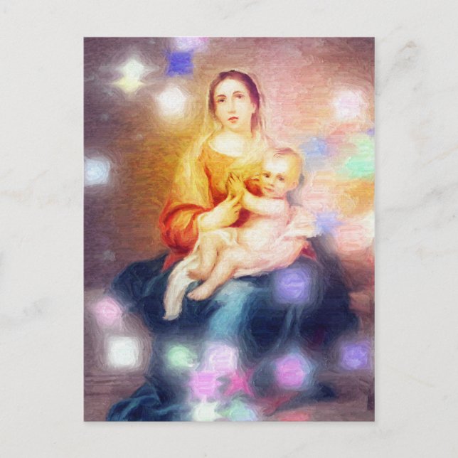 Carte Postale Le chef-d'oeuvre de Dieu est mère (Devant)