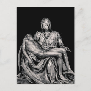 Carte Postale Le chef-d'oeuvre de Michel-Ange La Pieta Sculpture