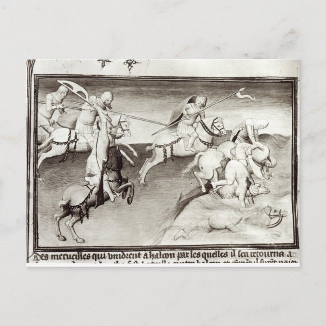 Carte Postale Le chef mongol, Hulagu, khan de l'Ilkhanate (Devant)