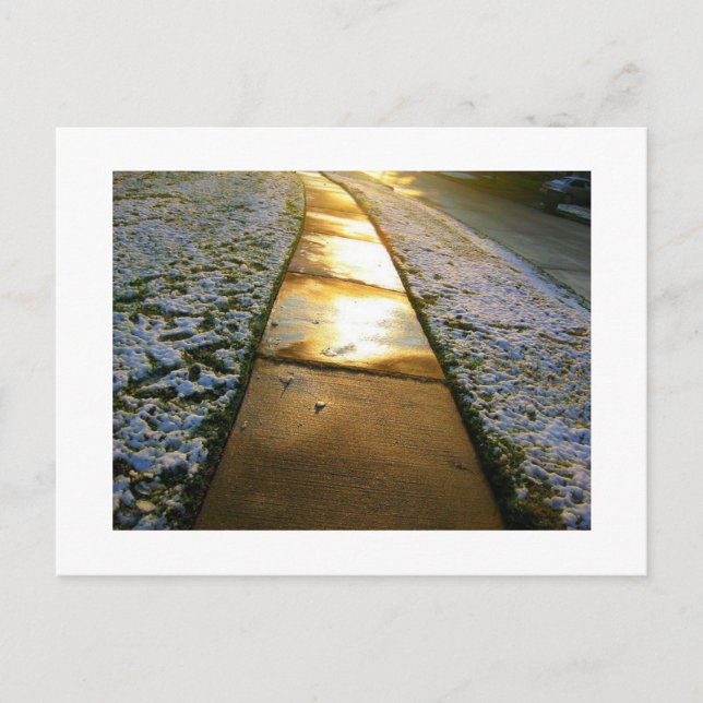 Carte Postale Le chemin (Devant)