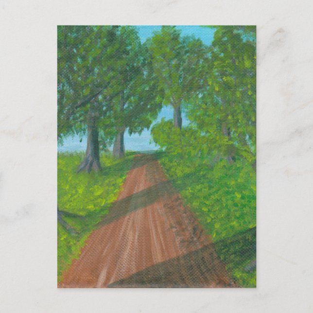 Carte Postale Le chemin (Devant)