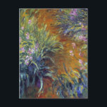 Carte Postale Le chemin à travers les Irises par Claude Monet<br><div class="desc">The Path Through the Irises (1914-1917) de Claude Monet est une vintage peinture murale d'art impressioniste représentant les jardins de Monet à Giverny, France. Un chemin de jardin à travers quelques belles fleurs d'iris fleuris au printemps. À propos de l'artiste : Claude Monet (1840-1926) est un fondateur du mouvement de...</div>