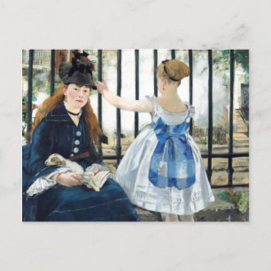 Carte Postale Le chemin de fer Edouard Manet