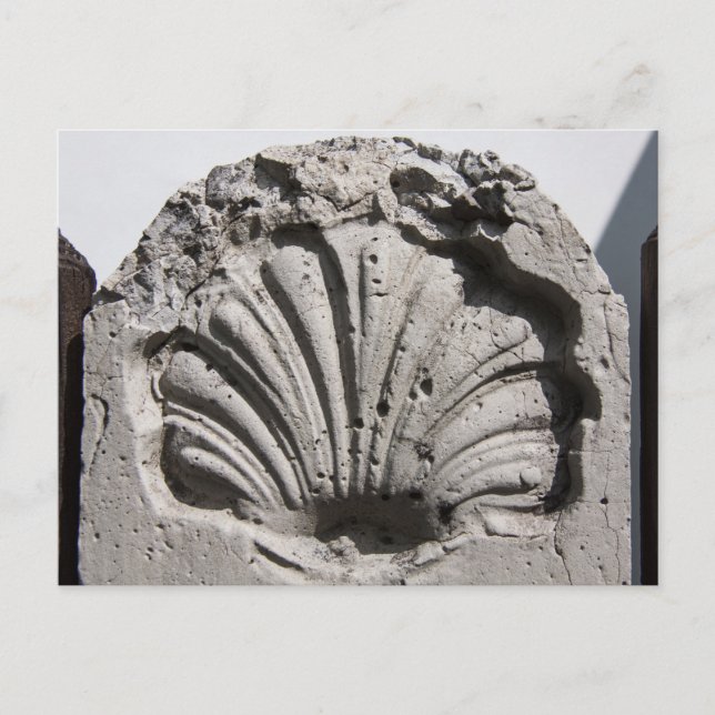 Carte Postale Le chemin de Saint Jacques, marqueur de la route d (Devant)