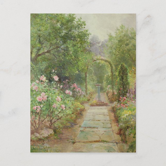 Carte Postale Le chemin du jardin (Devant)