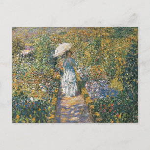 Carte Postale Le chemin du jardin   Frederick Carl Frieseke